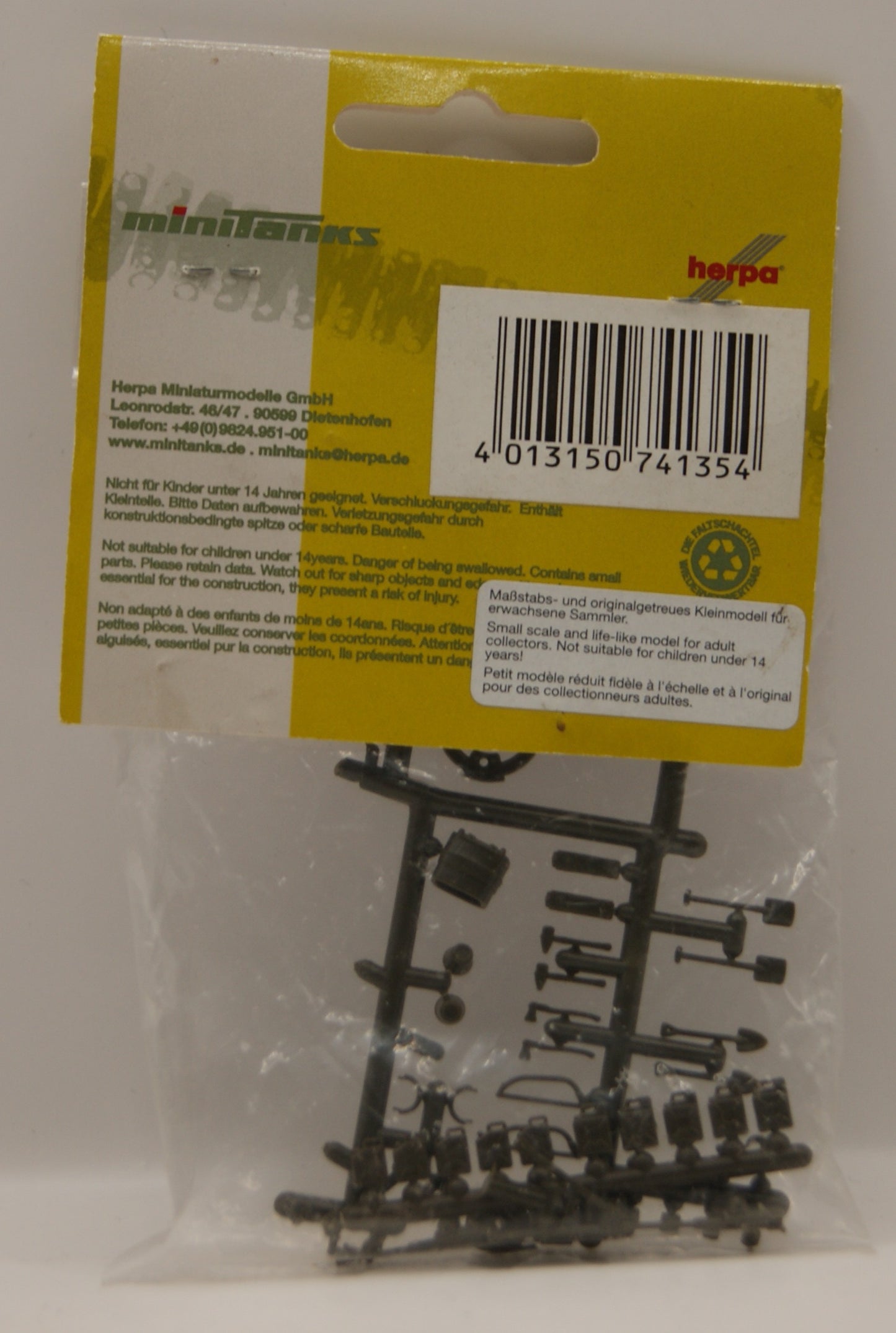 Herpa Minitanks 741354 Zubehör für LKW + Panzer Roco 277 1:87 H0 OVP