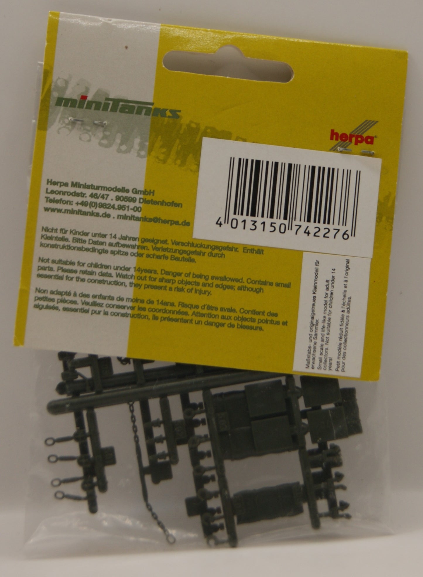 Herpa Minitanks 742276 Panzerzubehör II Roco 1051 Zubehörsatz 1:87 H0 OVP
