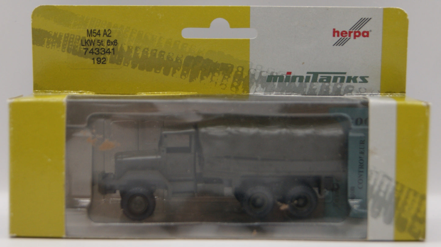 Herpa Minitanks 743341 M54 A2 US Army LKW 5t 6x6 Roco 192 1:87 H0 OVP