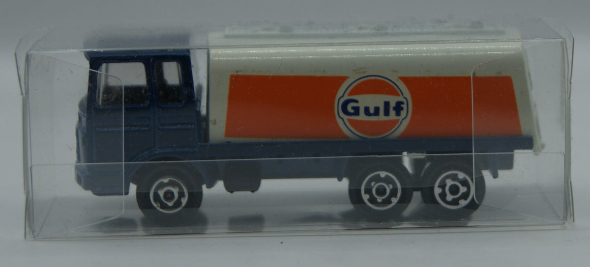Majorette 245 Saviem Tankwagen Gulf 1:87 H0 Vintage Made in France