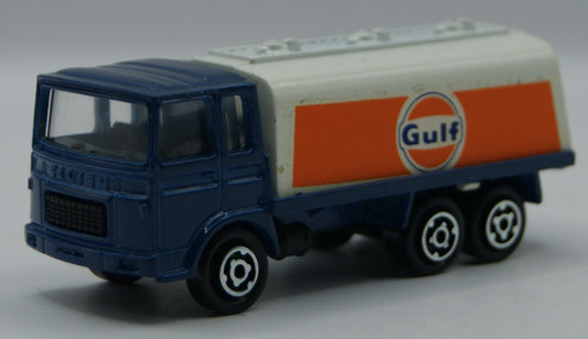 Majorette 245 Saviem Tankwagen Gulf 1:87 H0 Vintage Made in France