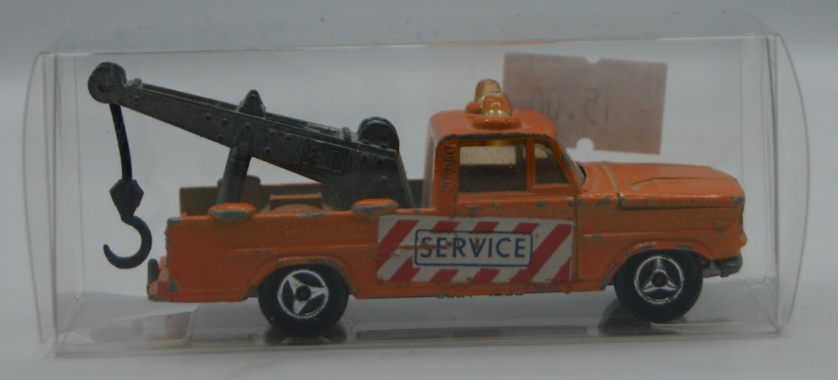 Majorette 212 Dodge Abschleppwagen Service orange 1:80 Made in France