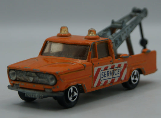 Majorette 212 Dodge Abschleppwagen Service orange 1:80 Made in France