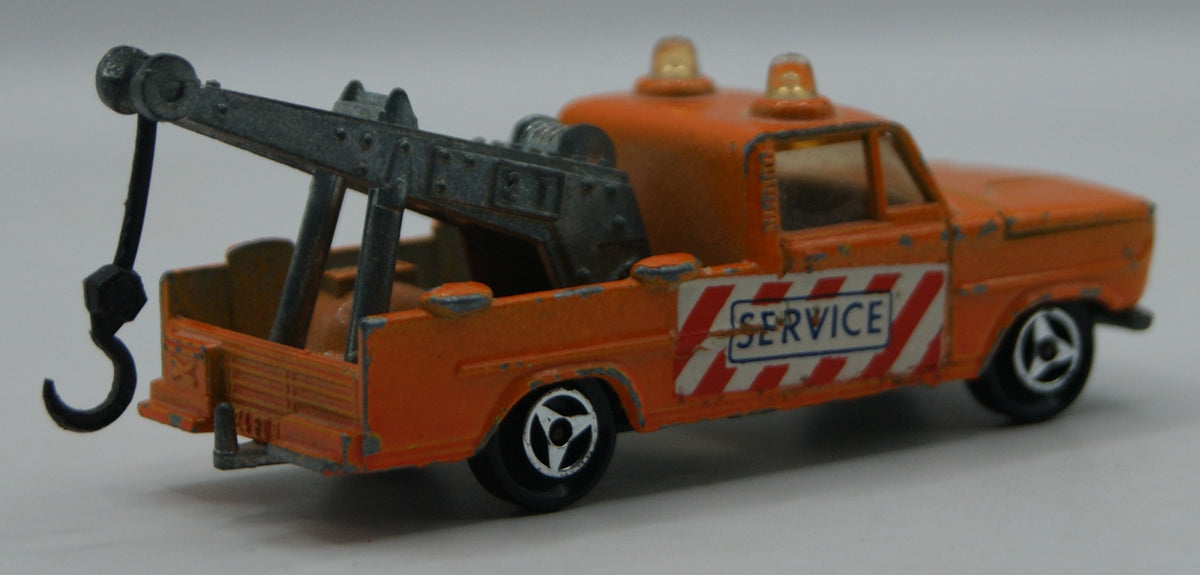 Majorette 212 Dodge Abschleppwagen Service orange 1:80 Made in France