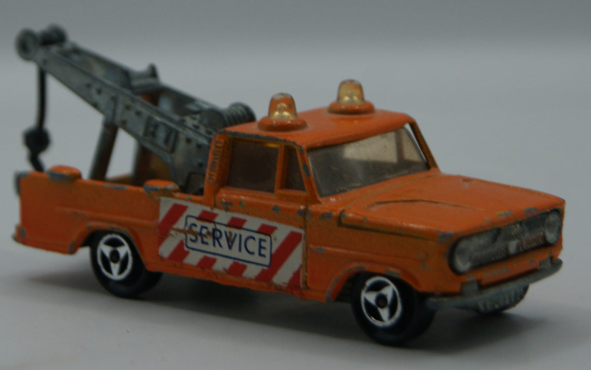 Majorette 212 Dodge Abschleppwagen Service orange 1:80 Made in France