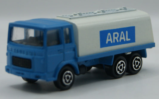 Majorette 245 Saviem SM Europe Tankwagen ARAL blau/weiß 1:100 Made in France