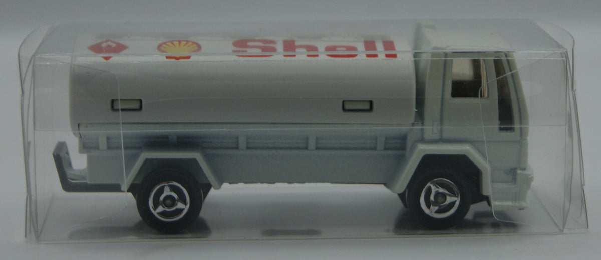 Majorette 245 Ford Cargo Tankwagen Shell weiß 1:100 Vintage Made in France