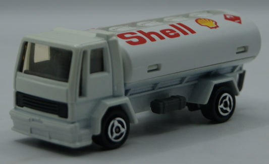 Majorette 245 Ford Cargo Tankwagen Shell weiß 1:100 Vintage Made in France