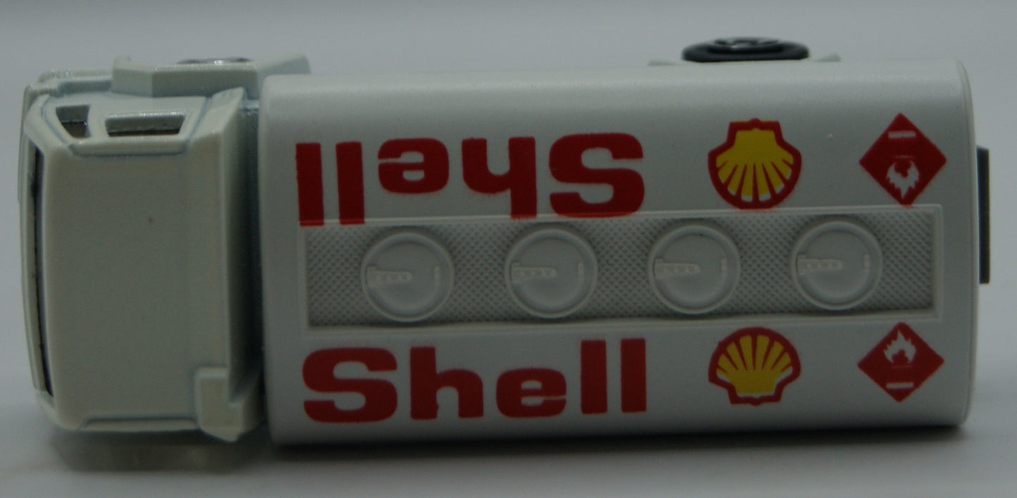Majorette 245 Ford Cargo Tankwagen Shell weiß 1:100 Vintage Made in France