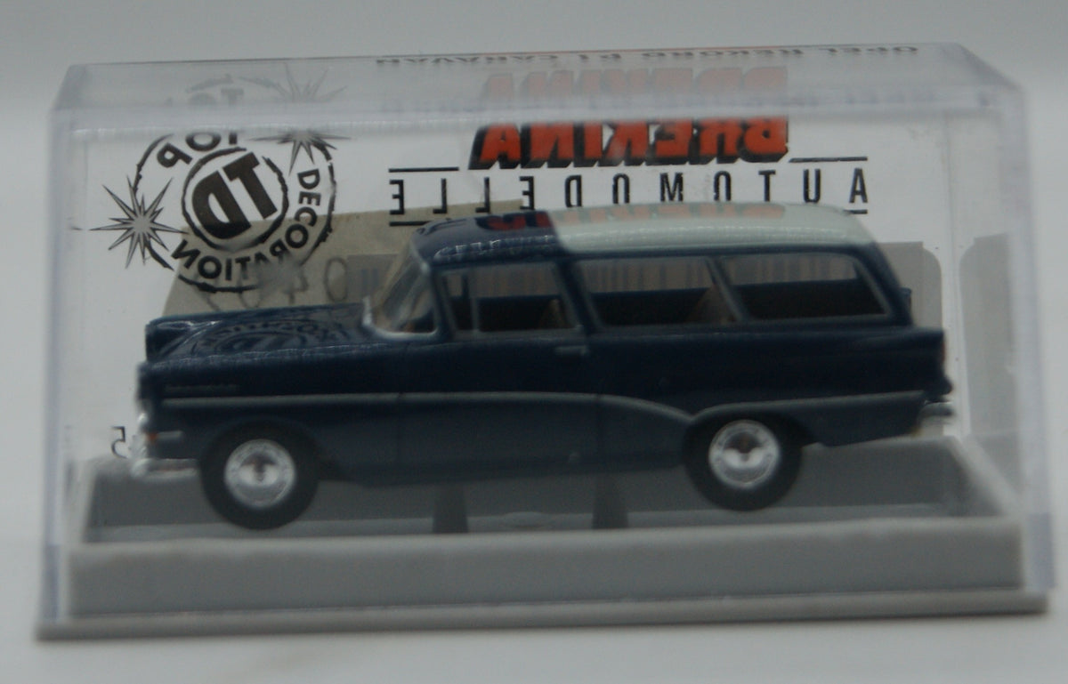 Brekina 20045 Opel Rekord P1 Caravan blau/weiß 1:87 H0 mit OVP