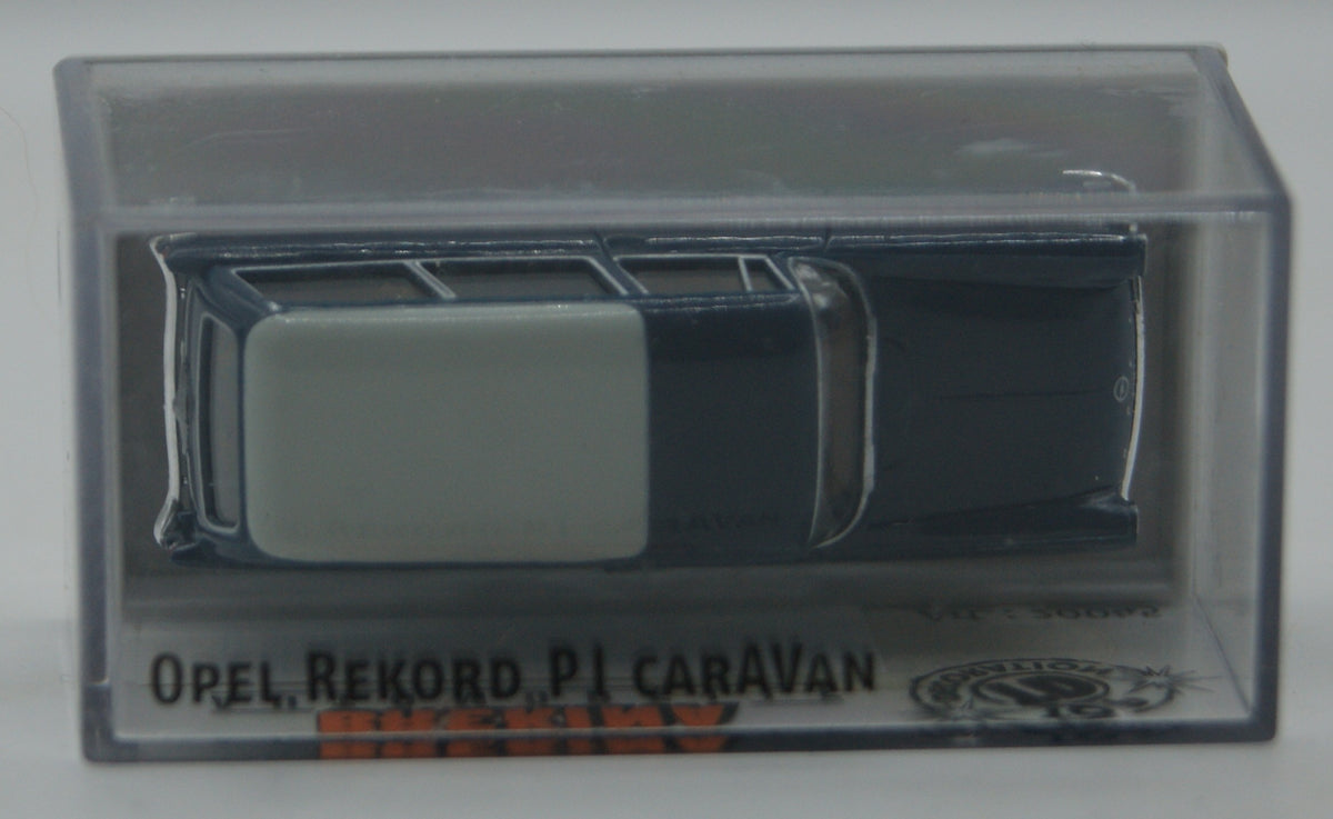 Brekina 20045 Opel Rekord P1 Caravan blau/weiß 1:87 H0 mit OVP