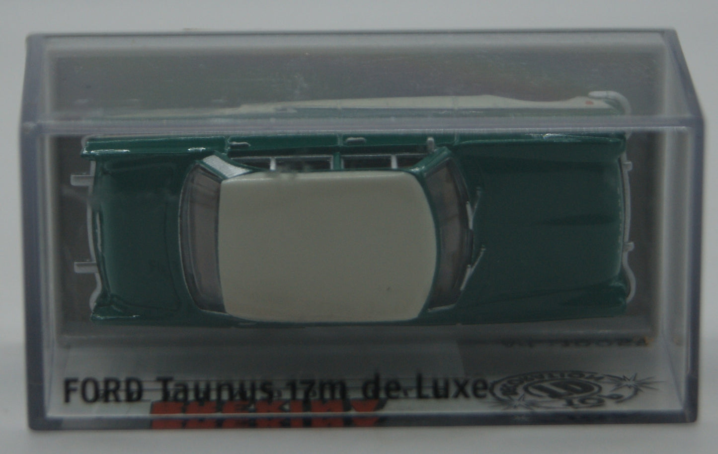 Brekina 19053 Ford Taunus 17M de Luxe grün/weiß 1:87 H0 Top Decoration OVP
