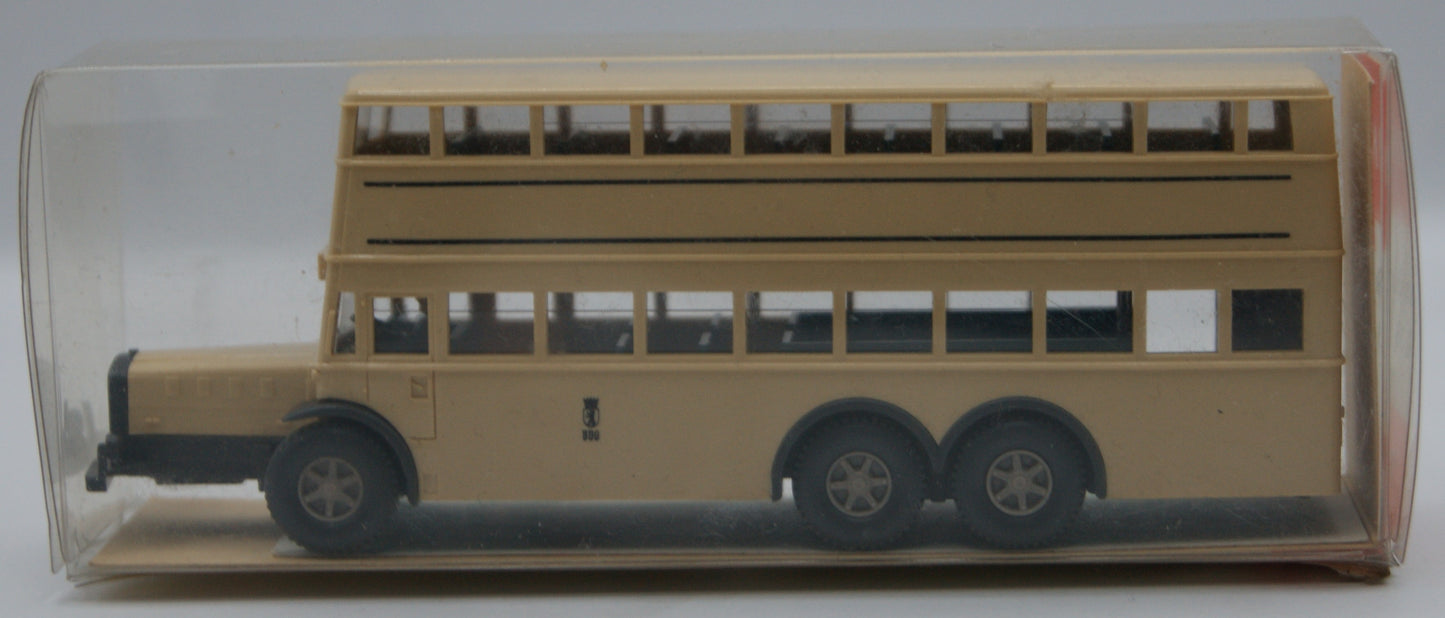 Wiking 3730 Büssing D38 Berlin Doppeldecker Bus BVG 1:87 H0 OVP + Persil Decals