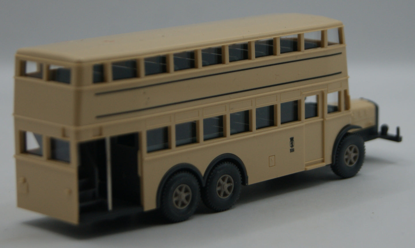 Wiking 3730 Büssing D38 Berlin Doppeldecker Bus BVG 1:87 H0 OVP + Persil Decals