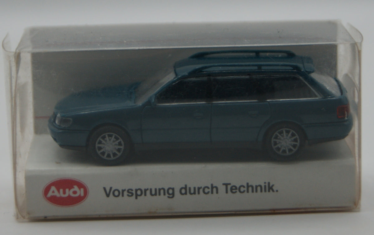 Rietze Audi A6 Avant C4 2.5 TDI blau Audi Werbemodell 1:87 H0 OVP