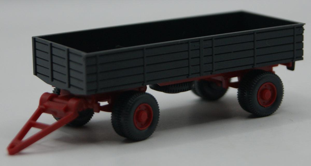 Wiking 879 03 13 Landwirtschaftlicher Anhänger grau/rot 1:87 H0 OVP