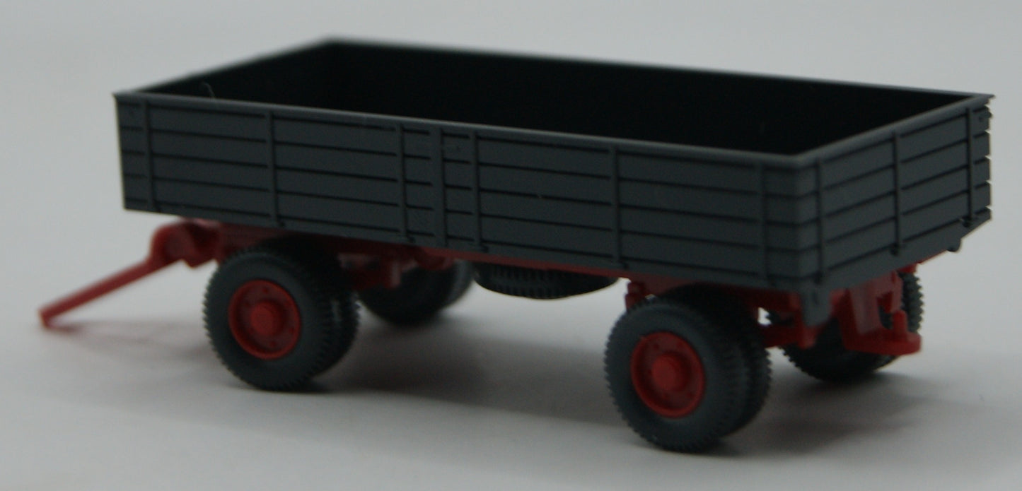 Wiking 879 03 13 Landwirtschaftlicher Anhänger grau/rot 1:87 H0 OVP