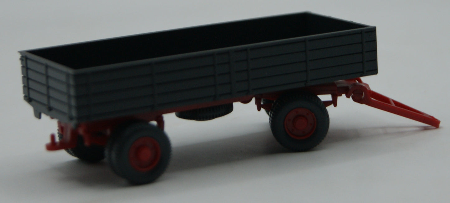 Wiking 879 03 13 Landwirtschaftlicher Anhänger grau/rot 1:87 H0 OVP