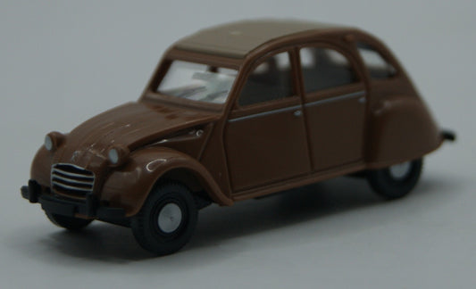 Wiking 0809 11 Citroën 2CV Ente braun/beige 1:87 H0 OVP