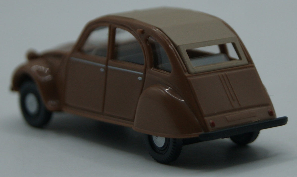 Wiking 0809 11 Citroën 2CV Ente braun/beige 1:87 H0 OVP