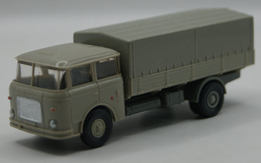 Permot Hruska Škoda S 706 RT Pritschen-LKW Plane grau 1:87 H0
