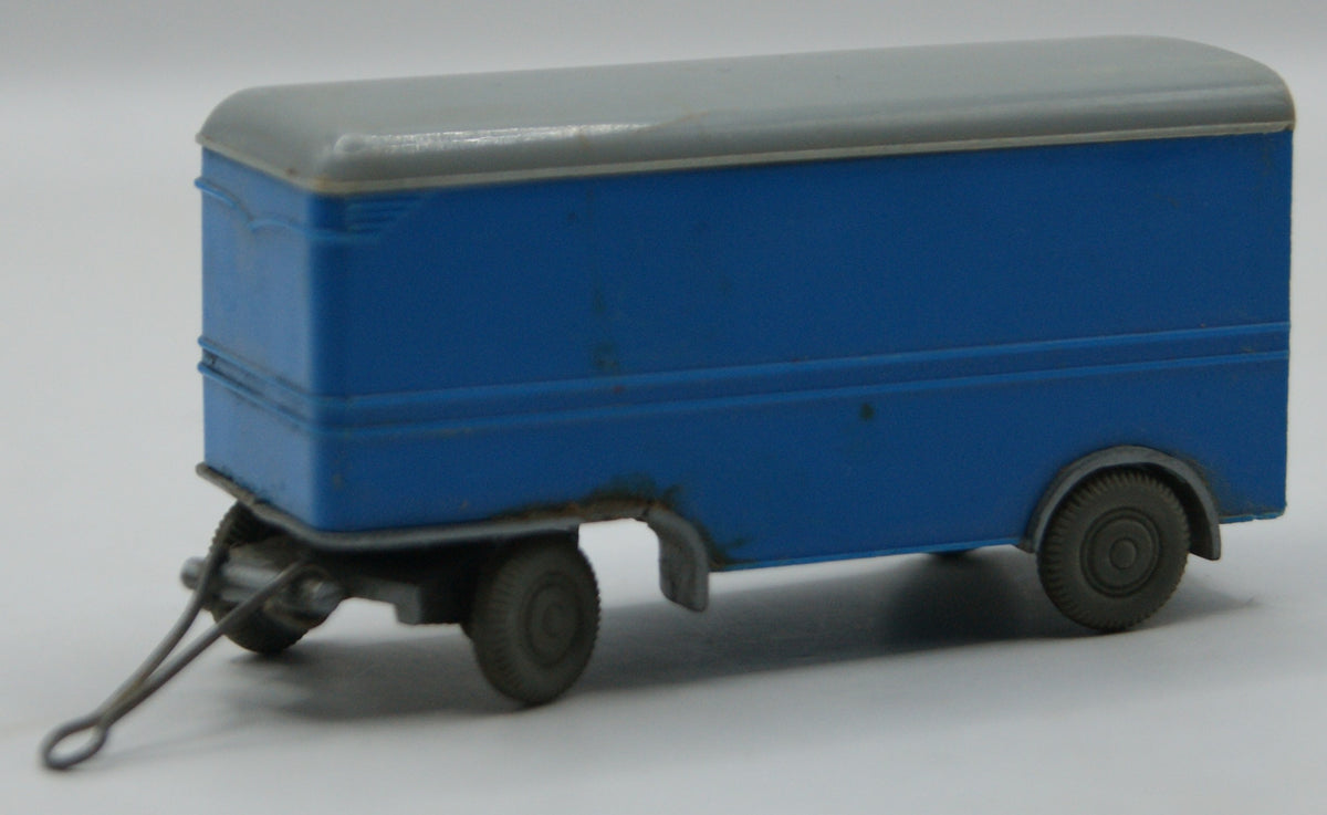 Wiking 501/1 Ackermann Großraum-Anhänger WM Ferntransporte blau/grau 1:90 Vintage