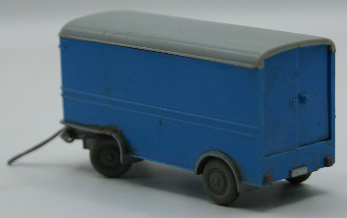Wiking 501/1 Ackermann Großraum-Anhänger WM Ferntransporte blau/grau 1:90 Vintage