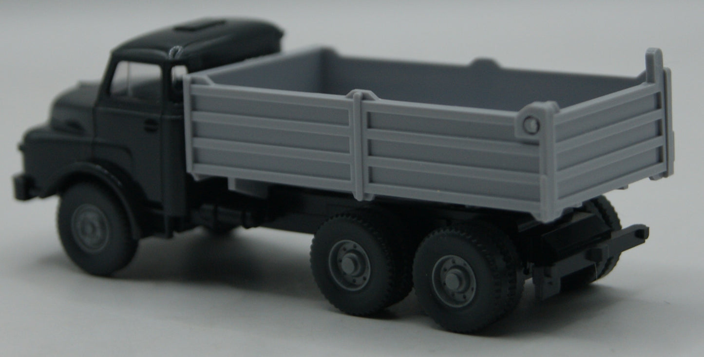 Wiking MAN 26.281 DHAK 6x6 Dreiseitenkipper Kipper 1:87 H0 OVP grau