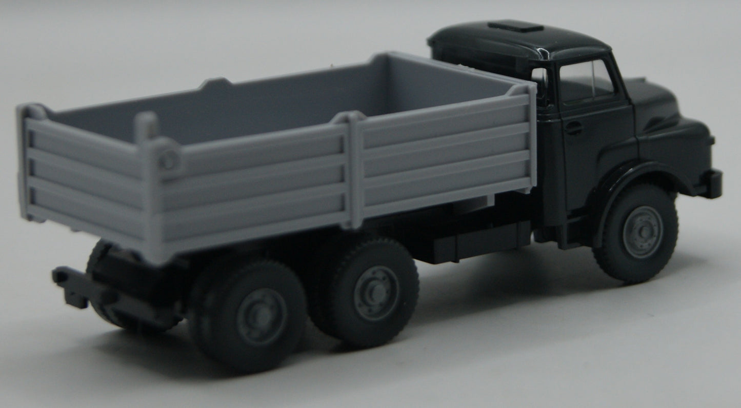 Wiking MAN 26.281 DHAK 6x6 Dreiseitenkipper Kipper 1:87 H0 OVP grau
