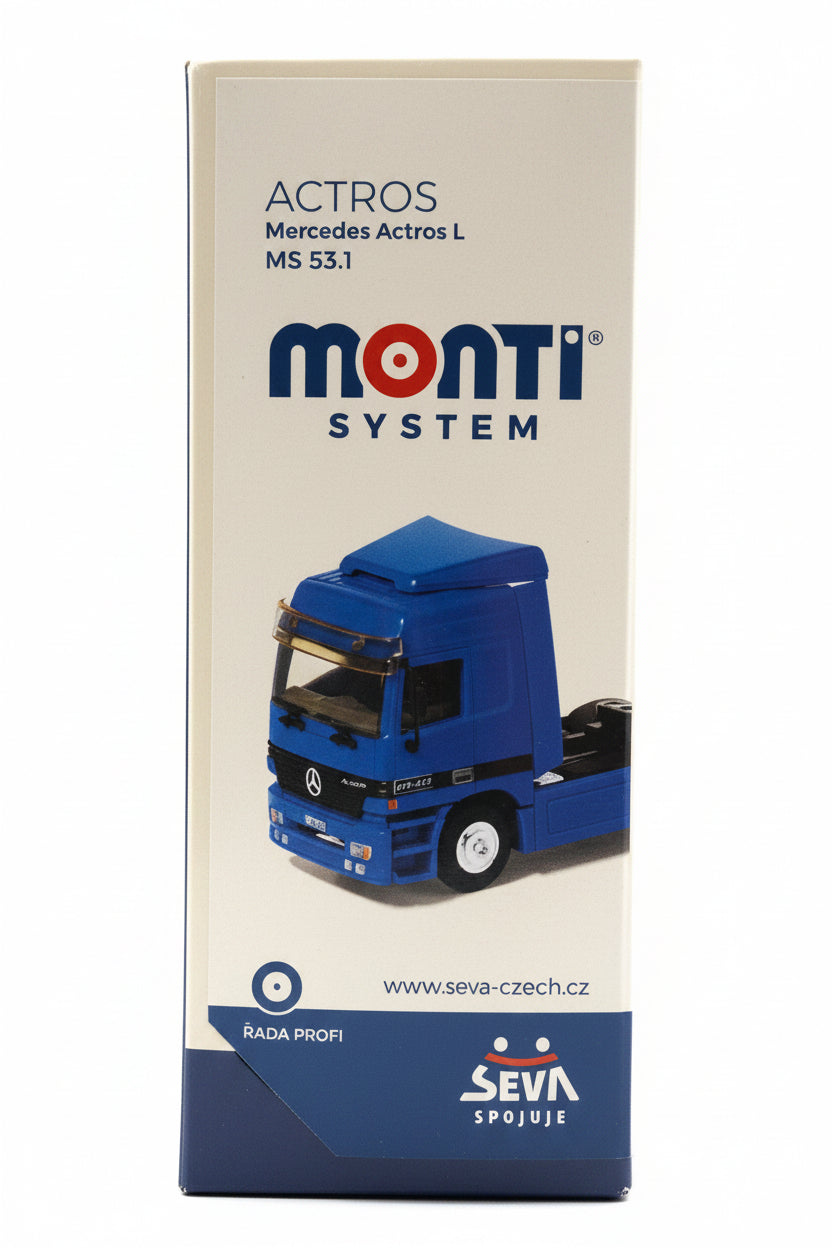Monti System MS 53.1 Mercedes-Benz Actros L Zugmaschine 1:48 Bausatz SEVA