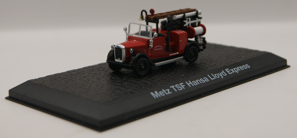 Atlas Hansa Lloyd Express Metz TSF Feuerwehr Tragkraftspritzenfahrzeug 1:72