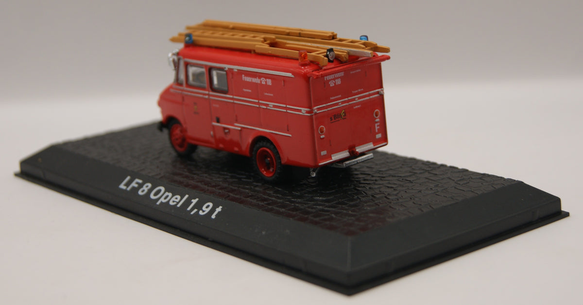 Atlas Opel Blitz 1,9 t LF 8 Feuerwehr Löschfahrzeug 1:72