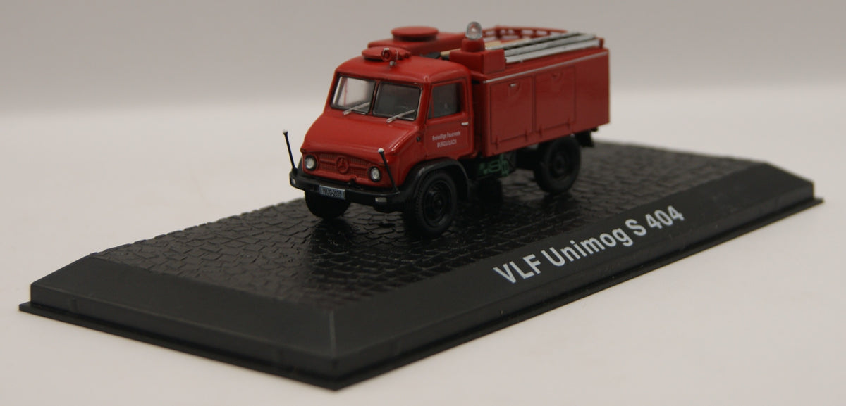 Atlas Mercedes-Benz Unimog S 404 VLF Feuerwehr Burgsalach 1:72
