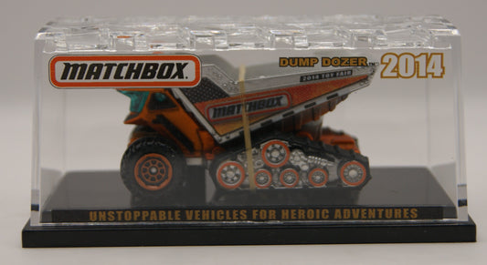 Matchbox 2014 Toy Fair Exclusive Dump Dozer Vitrinenbox mit Umkarton Rarität