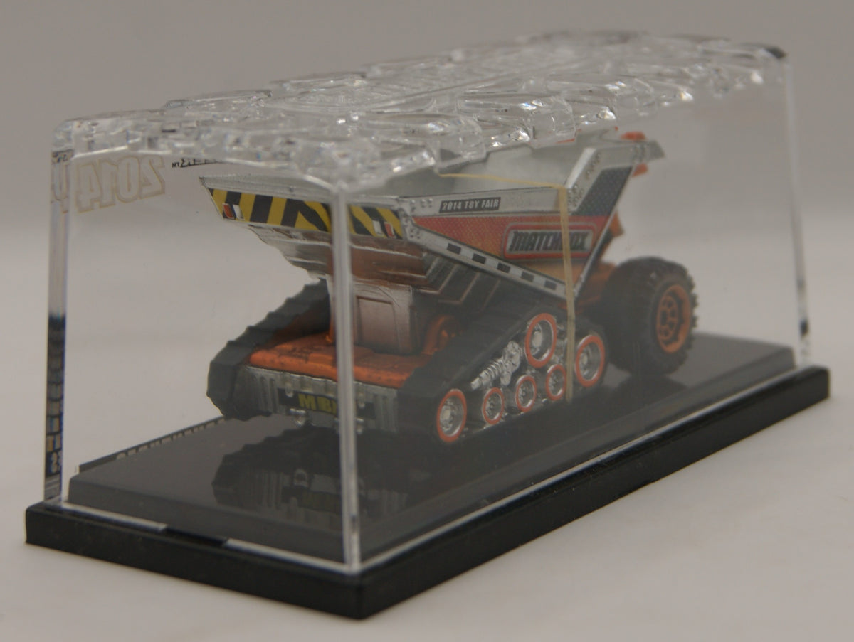 Matchbox 2014 Toy Fair Exclusive Dump Dozer Vitrinenbox mit Umkarton Rarität