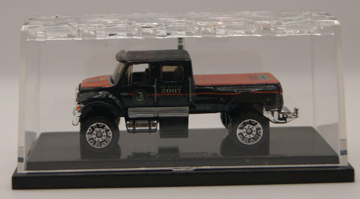 Matchbox Superfast International CXT Truck schwarz-orange – 2007 Pre Toy Fair RAR