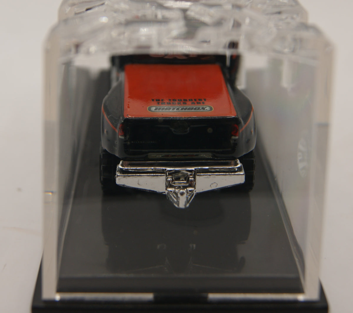 Matchbox Superfast International CXT Truck schwarz-orange – 2007 Pre Toy Fair RAR