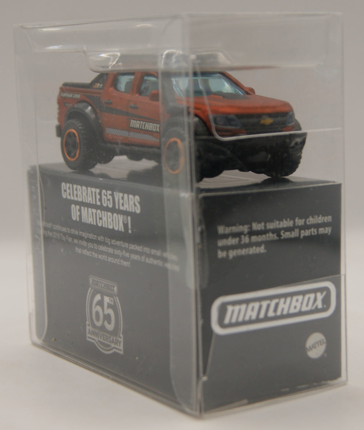 Matchbox Superfast Chevrolet Chevy ZX-R Pickup Truck 65th. 2018 Toy Fair. Box