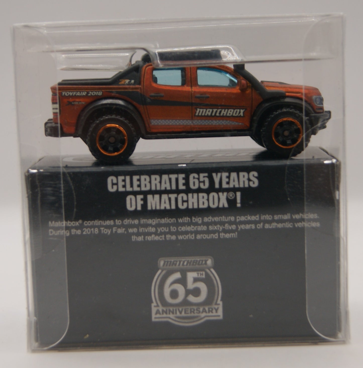 Matchbox Superfast Chevrolet Chevy ZX-R Pickup Truck 65th. 2018 Toy Fair. Box
