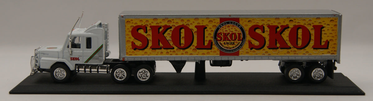 Matchbox Collectibles Scania SKOL Lager Sattelzug Werbemodell 1:100