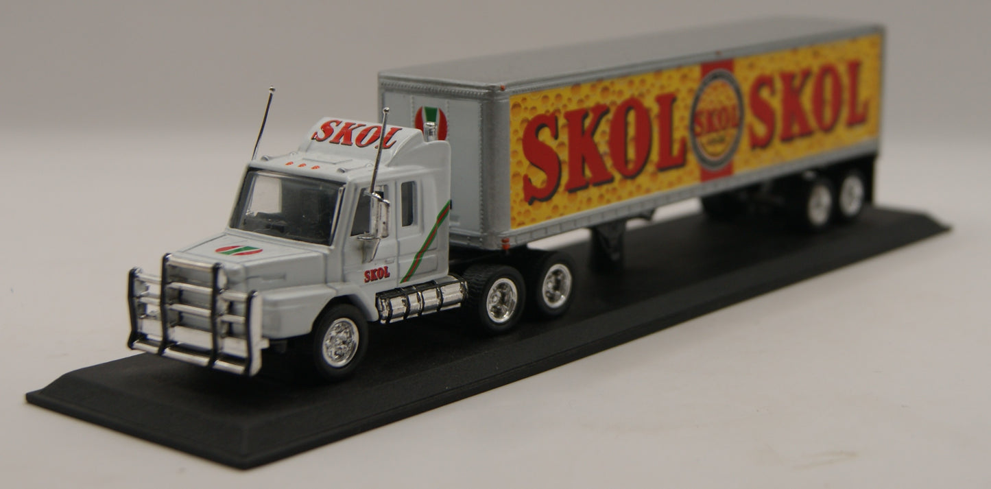 Matchbox Collectibles Scania SKOL Lager Sattelzug Werbemodell 1:100