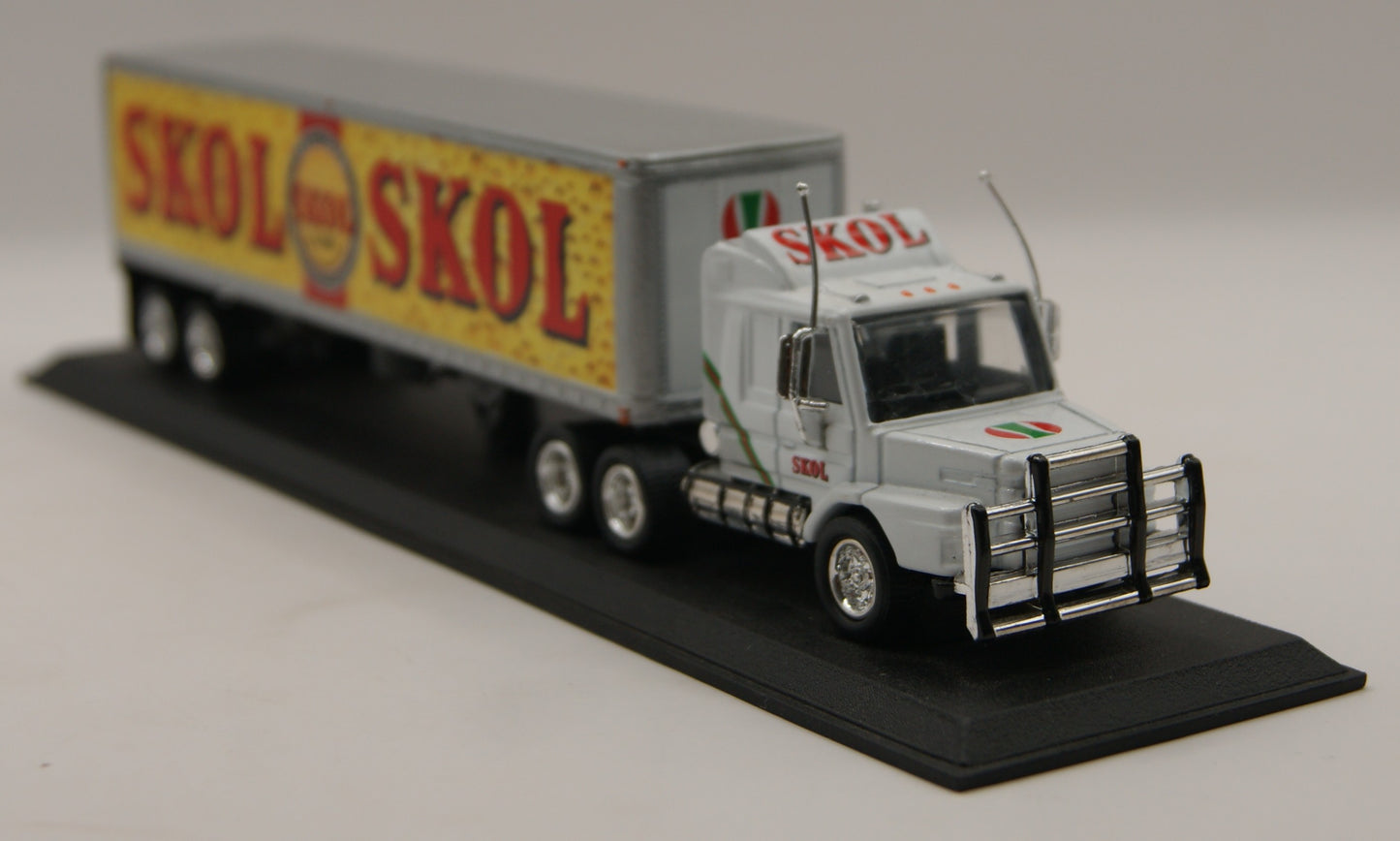Matchbox Collectibles Scania SKOL Lager Sattelzug Werbemodell 1:100