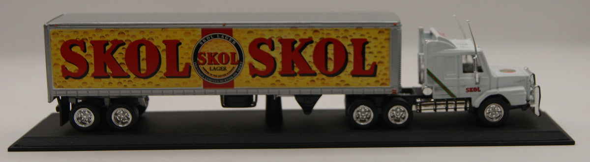 Matchbox Collectibles Scania SKOL Lager Sattelzug Werbemodell 1:100