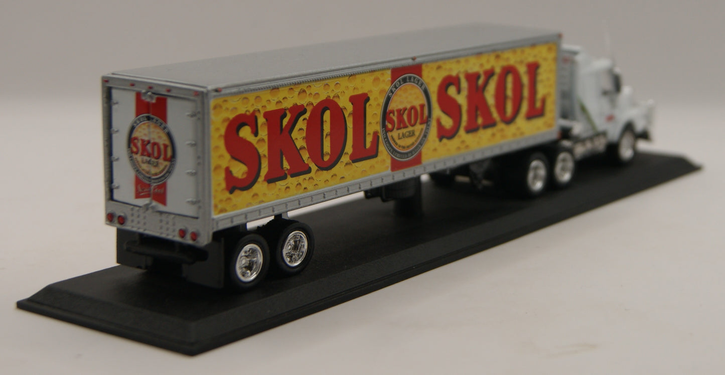 Matchbox Collectibles Scania SKOL Lager Sattelzug Werbemodell 1:100