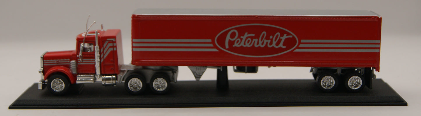 Matchbox Collectibles Peterbilt Sattelzug rot Werbemodell 1:100 Displaysockel