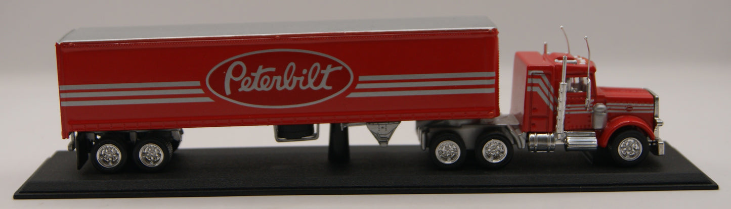 Matchbox Collectibles Peterbilt Sattelzug rot Werbemodell 1:100 Displaysockel