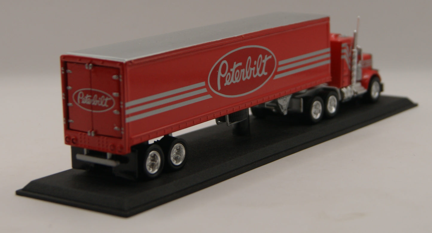 Matchbox Collectibles Peterbilt Sattelzug rot Werbemodell 1:100 Displaysockel