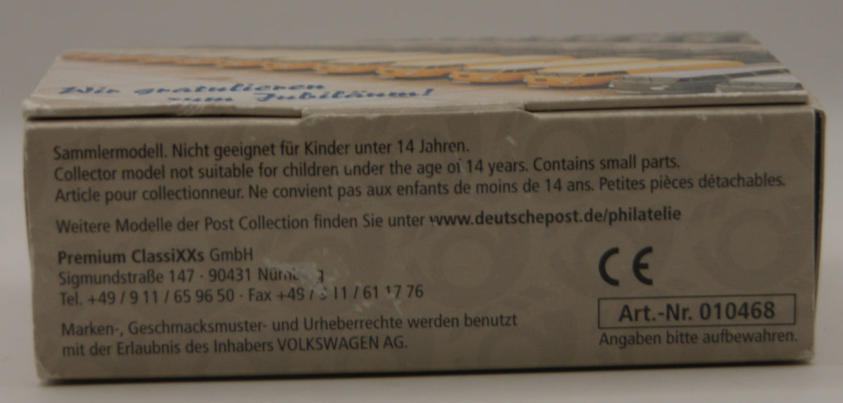 BUB Premium ClassiXXs VW T1 Deutsche Bundespost 1:87 Edition Deutsche Post OVP