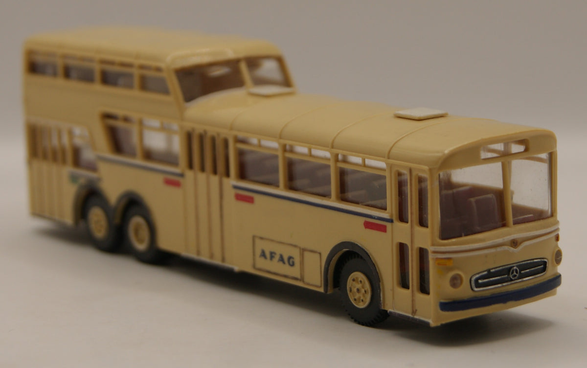 Brekina Mercedes-Benz O 317 Anderthalbdecker AFAG Flensburg Bus H0 1:87