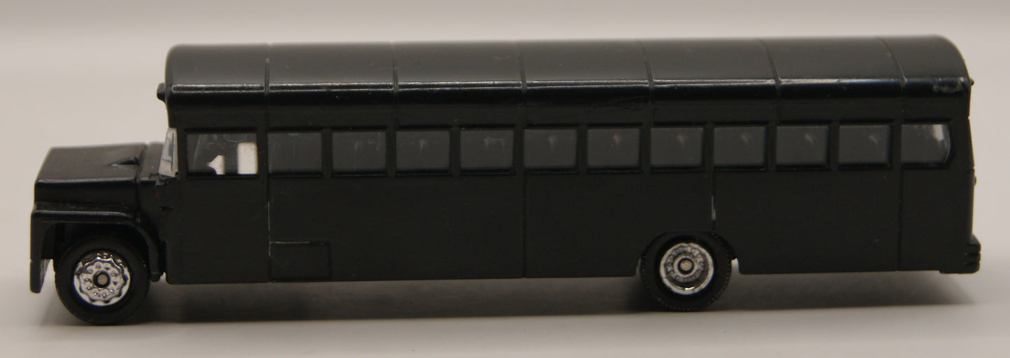 Hümmer Werbung H0 1:87 US School Bus schwarz Modellbus Omnibus